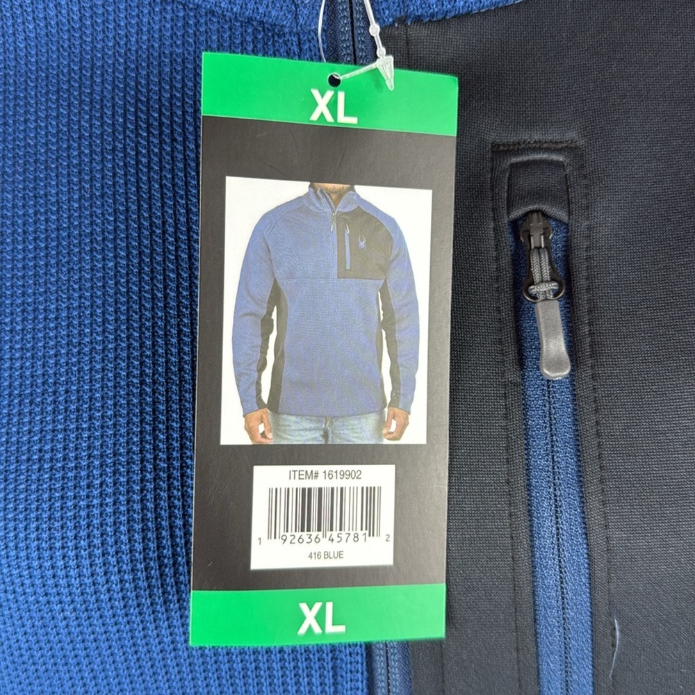 Spyder Men's Performance Jacket in Blue and Black - Picture 4 of 8